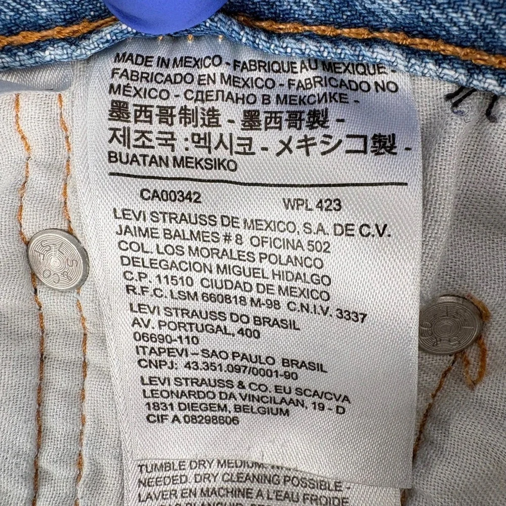 Levi's‎ Jeans Men 29x32 (Fit 29x30) Light Blue 510 Skinny Fit Skater Minimalist